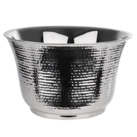 Rafraîcheur de bouteille Ø 33 cm, H: 20 cm, 8 L, argent, martelé, double paroi
