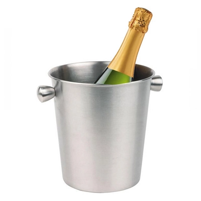Wein/Sektkühler, Ø 20 cm, H: 20.5 cm, 4 L, Edelstahl, matt poliert_2