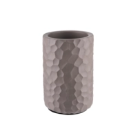 Element Flaschenkühler Ø 12 cm, H: 19 cm, grau, Beton strukturiert