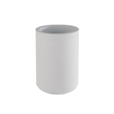 Element Flaschenkühler Ø 13 cm, H: 19.5 cm, weiss, Beton geriffelt_1