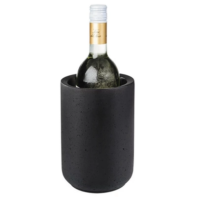 Element Flaschenkühler Ø 12 cm, H:19.5 cm schwarz, Beton   _2