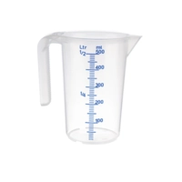 Messbecher, Polypropylen, H: 14 cm, 0.5 L 