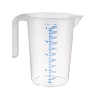 Messbecher, Polypropylen, H: 16.5 cm, 1 L 