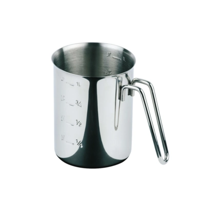 Messbecher, Ø 10 cm, H: 14 cm, 1l Edelstahl_1