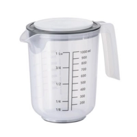 Messbecher mit Deckel, Polypropylen, H: 16 cm, 1 L 