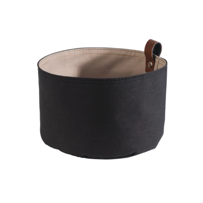 Brottasche, Ø 20 cm, H: 13.5 cm Tetron, beige, dunkelgrau_1