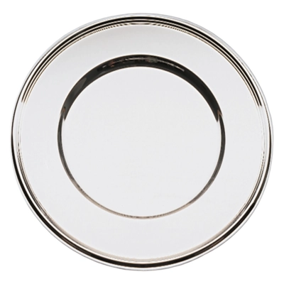 Assiette de présentation inox filet rélief Ø 31 cm _1