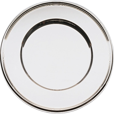 Assiette de présentation inox filet rélief Ø 33 cm _1