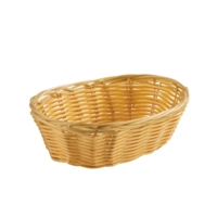Corbeille à pain ou à fruits ovale, 18x12cm, H:7cm 