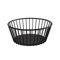 Urban Korb, Ø 20 cm, H: 8.5 cm, schwarz 