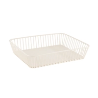 GN 1/2 Urban Korb, 32.5 x 26.5 cm, H: 7.5 cm, weiss