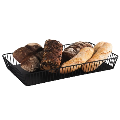 GN 1/1 Urban Korb, 53 x 32.5 cm, H: 7.5 cm, schwarz_2