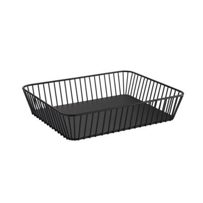 GN 1/2 Urban Korb, 32.5 x 26.5 cm,H: 7.5 cm, schwarz_1