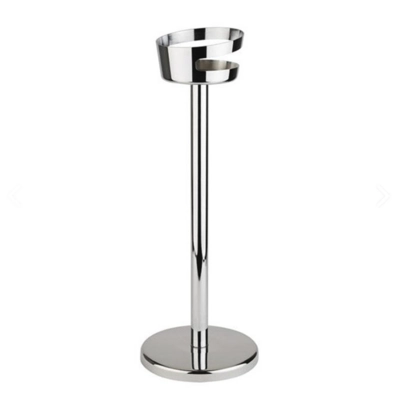 Weinkühlerständer, Ø 17.5 / 26.5 cm, H: 73 cm 18/8 Edelstahl_1