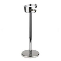 Weinkühlerständer, Ø 17.5 / 26.5 cm, H: 73 cm 18/8 Edelstahl