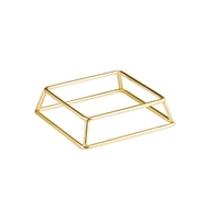 Présentoir de buffet Multi, 18 x 18 cm, H: 5 cm,  métal, or