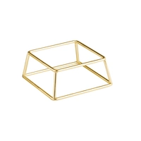 Présentoir de buffet Multi, 18 x 18 cm, H: 8 cm,  métal, or