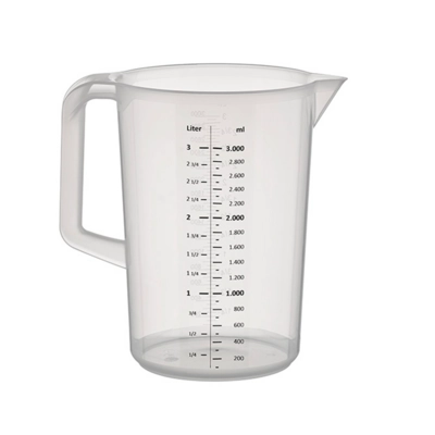 Pichet gradué, Ø 17.5 cm, H: 23.5 cm, 3l _1