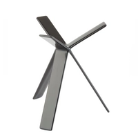 Buffetständer Star, 16 x 16 cm,  H: 18 cm, Metall, mit schwarzer Antirutschbeschichtung
