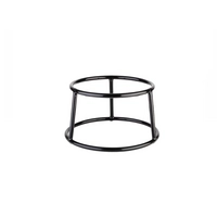 Buffetständer Multi Round, Ø 15.5/18 cm, H: 8 cm Metall, schwarz ummantelt