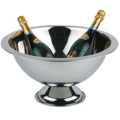 Champagnerkühler, Ø 45 cm, H: 23 cm, 12.0 l, Edelstahl poliert_1