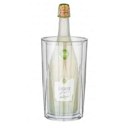 Crystal Rafraîchisseur de bouteille Ø 13.5 cm, intérieur 10.5 cm, H: 23 cm, SAN, double paroi_1