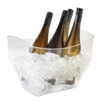 Wein/Sektkühler, 32 x 21.5 cm, H: 24.5 cm MS, klar, 7 Liter