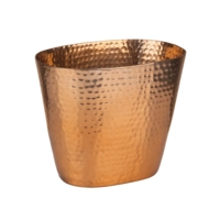 Seau à vin/champagne 20.5 x 14 cm, H: 17 cm, 2.1 L Alluminium copper