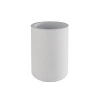 Rafraîchisseur de bouteille Element, blanc,  Ø 13 cm, H: 19.5 cm, béton rainuré