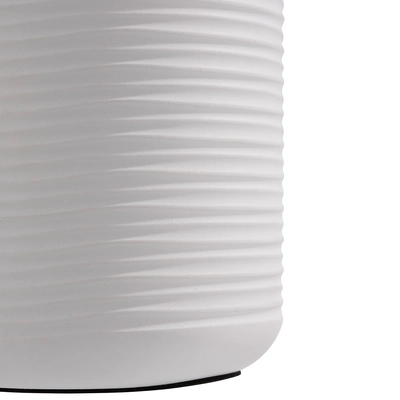 Rafraîchisseur de bouteille Element, blanc,  Ø 13 cm, H: 19.5 cm, béton rainuré_3