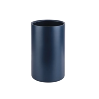 Rafraîchisseur de bouteille Ø 12cm, H: 20cm, bleu, en acier inoxydable, double paroi