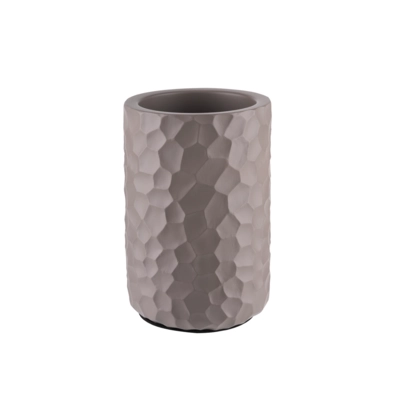 Rafraîchisseur de bouteille Element, gris,  Ø 12 cm, H: 19 cm, béton téxturé_1