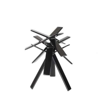 Buffetständer Star, 16 x 16 cm, H: 8 cm, Metall, mit schwarzer Antirutschbeschichtung_2