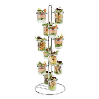Weck Support buffet, Ø 22 cm, H: 59 cm, en acier inox_2