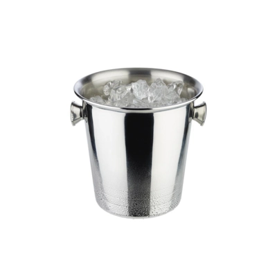 Mini-Eiseimer/Sektkühler, Ø 13 cm, H: 13 cm Edelstahl_2