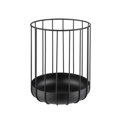 Urban Korb, Ø 22.5 cm, H: 28 cm, Metall, schwarz _1