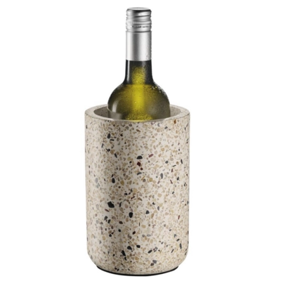 Terrazzo Flaschenkühler, Ø 12.5 cm, H: 19 cm      _2