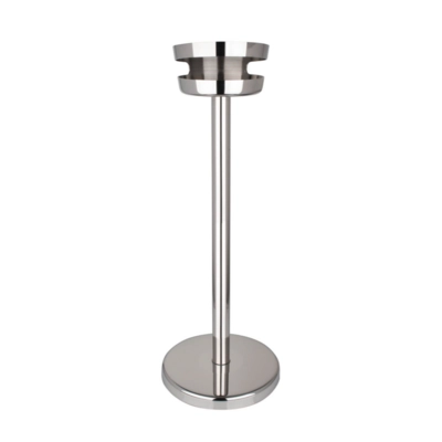 Weinkühlerständer, Ø 17.5 / 26.5 cm, H: 73 cm 18/8 Edelstahl_3