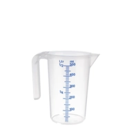 Pichet gradué, polypropylene, H: 140 mm, 0.5 l 