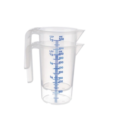 Pichet gradué, polypropylene, H: 140 mm, 0.5 l _2