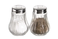 Salz und Pfefferstreuer, je Ø 5 cm, H: 6.5 cm Behälter aus Glas_1