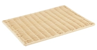 Auslage-Tablett, flach, 40 x 30 cm, H: 1 cm Polypropylen, hellbeige_1