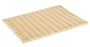 Auslage-Tablett, flach, 40 x 30 cm, H: 1 cm Polypropylen, hellbeige