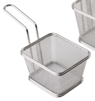 Paniers inox pour le service sur table, 10 x8.5 cm _1