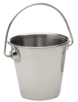 Seau mini inox, Ø 7 cm, H: 6.5 cm _1