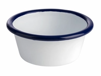 Schale Enamelware, Ø 8 cm, H: 3.5 cm, 0.08l emailliertes Stahlblech_1