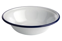 Schale Enamelware, Ø 16.5 cm, H: 4.5 cm emailliertes Stahlblech_1