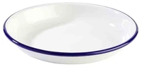 Teller tief Enamelware, Ø 18 cm, H: 3.5 cm emailliertes Stahlblech_1