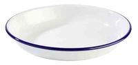 Assiette creuse émaillerie, Ø 24 cm, H: 3.5 cm _1