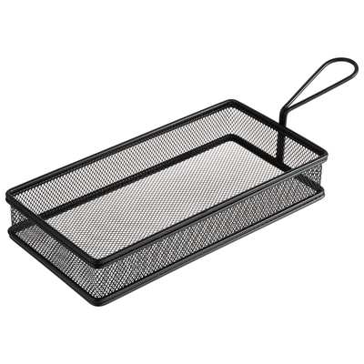 Paniers inox pour service sur table 26 x 13 cm, H: 5 cm_1